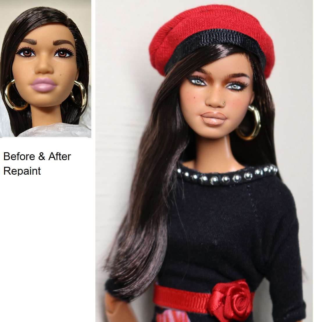 Repainted dolls for sale store