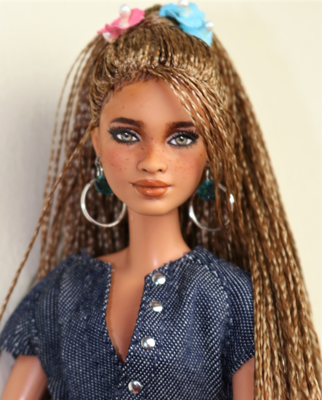 Aa Biracial Barbie Doll Repaint Ooak